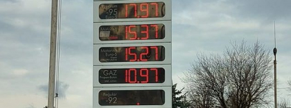 O benzinarie din Calarasi afiseaza, din nou, preturi mai mici la carburanti