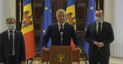 Igor Dodon, dupa discutiile cu Maia Sandu: ”Nu vor fi anticipate in martie cum isi doreste cineva. Mai tarziu, in toamna, putem sa discutam” - VIDEO