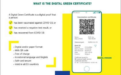 Comisia Europeana propune crearea adeverintei electronice verzi pentru a facilita libera circulatie in interiorul UE in timpul pandemiei - vor fi adeverinte pentru cei vaccinati, pentru cei cu test negativ sau pentru cei vindecati. Cum va arata documentul Comisia Europeana propune crearea adeverintei electronice verzi pentru a facilita libera circulatie in interiorul UE in timpul pandemiei - vor fi adeverinte pentru cei vaccinati, pentru cei cu test negativ sau pentru cei vindecati. Cum va arata documentul
