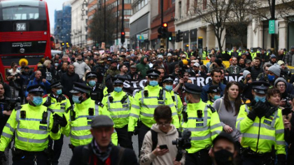 Proteste impotriva restrictiilor au avut loc sambata in mai multe state europene