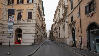 Imagini dezolante cu strazile goale din Italia. Locuitorii din peninsula vor petrece al doilea Paste cu restrictii severe Imagini dezolante cu strazile goale din Italia. Locuitorii din peninsula vor petrece al doilea Paste cu restrictii severe