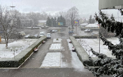 Ninge in mai multe raioane din nordul tarii - VIDEO