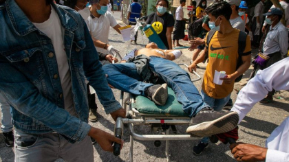 Cea mai sangeroasa zi din Myanmar, 114 protestatari au fost executati fara mila. "Ne omoara ca pe pasari, chiar si in casele noastre" Cea mai sangeroasa zi din Myanmar, 114 protestatari au fost executati fara mila. "Ne omoara ca pe pasari, chiar si in casele noastre"