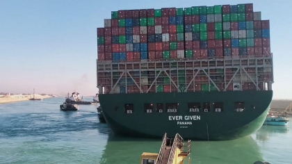 Canalul Suez a fost deblocat dupa o saptamana. Nava Ever Given, eliberata si repusa in circulatie Canalul Suez a fost deblocat dupa o saptamana. Nava Ever Given, eliberata si repusa in circulatie