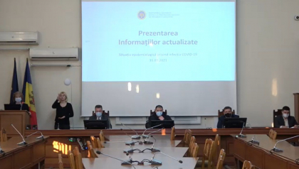 Prezentarea informatiilor actualizate a situatiei epidemiologice privind infectia COVID-19