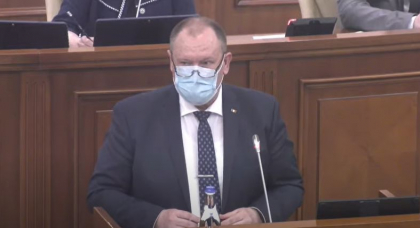 Aureliu Ciocoi, de la tribuna Parlamentului, explica de ce este nevoie de LOCKDOWN: "Putem ajunge la 100 decese pe zi. Ieri au fost 46 + 18 in regiunea transnistreana, cate avem? 64 de decese"