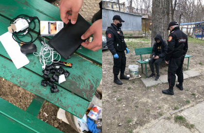 Un minor de 17 ani, prins cu mai multe pachetele cu droguri, in capitala Un minor de 17 ani, prins cu mai multe pachetele cu droguri, in capitala
