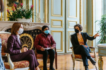 Presedintele Maia Sandu a avut o intrevedere cu primarul orasului Strasbourg, Jeanne Barseghian Presedintele Maia Sandu a avut o intrevedere cu primarul orasului Strasbourg, Jeanne Barseghian
