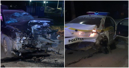 Doi politisti din Balti - loviti de un sofer beat crita, in timp ce documentau un alt sofer in stare de ebrietate: unul dintre ofiteri a fost strivit intre doua automobile - FOTO Doi politisti din Balti - loviti de un sofer beat crita, in timp ce documentau un alt sofer in stare de ebrietate: unul dintre ofiteri a fost strivit intre doua automobile - FOTO