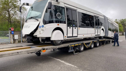 Primul troleibuz articulat, procurat de la o companie din Italia, a pornit spre Chisinau. Cand urmeaza sa ajunga si cat a costat - FOTO Primul troleibuz articulat, procurat de la o companie din Italia, a pornit spre Chisinau. Cand urmeaza sa ajunga si cat a costat - FOTO