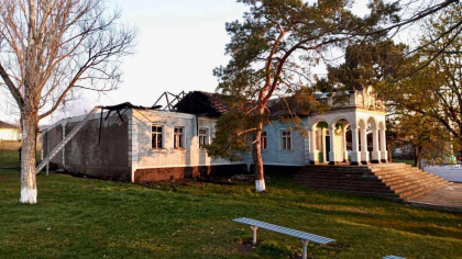 Incendiu in raionul Rascani. Casa de cultura a unei localitati - mistuita de flacari - VIDEO/ FOTO
