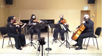Recital oferit de Gaudeamus Quartet al Filarmonicii Brasov (oferit de Ambasada Romaniei in Republica Moldova si de Institutul Cultural Roman „Mihai Eminescu” la Chisinau)