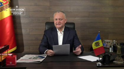 LIVE. Emisiunea Igor Dodon raspunde LIVE. Emisiunea Igor Dodon raspunde