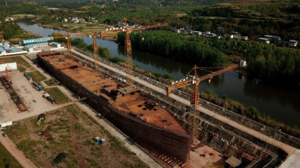 Chinezii construiesc o copie in marime naturala a Titanicului FOTO/VIDEO Chinezii construiesc o copie in marime naturala a Titanicului FOTO/VIDEO