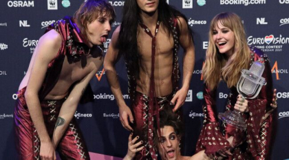 Eurovision 2021 Concursul a fost castigat de trupa italiana Maneskin Eurovision 2021 Concursul a fost castigat de trupa italiana Maneskin