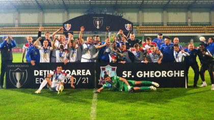 Sfantul Gheorghe a cucerit in premiera Cupa Moldovei la fotbal - VIDEO Sfantul Gheorghe a cucerit in premiera Cupa Moldovei la fotbal - VIDEO