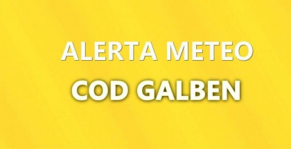 Alerta meteo. Doua coduri galbene emise de meteorologi cu putin timp in urma - FOTO