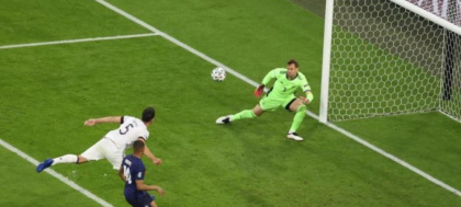 Franta 1-0 Germania. AUTOGOL Franta 1-0 Germania. AUTOGOL