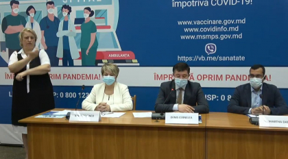 LIVE. Conferinta de presa organizata de Ministerul Sanatatii, Muncii si Protectiei Sociale privind procesul de vaccinare impotriva COVID-19 in Republica Moldova