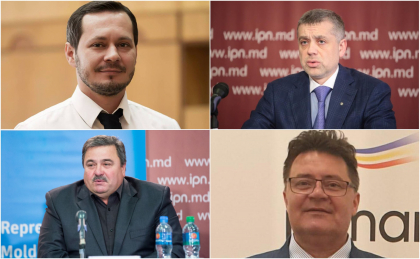 Ruslan Codreanu de la PP Puterea Oamenilor, Alexandr Kalinin de la Partidul Regiunilor, Serghei Perciun de la Patriotii Moldovei si Constantin Lupu de la PP Legii si Dreptatii - la dezbaterile electorale “Te votezi la PRO TV" Ruslan Codreanu de la PP Puterea Oamenilor, Alexandr Kalinin de la Partidul Regiunilor, Serghei Perciun de la Patriotii Moldovei si Constantin Lupu de la PP Legii si Dreptatii - la dezbaterile electorale “Te votezi la PRO TV"