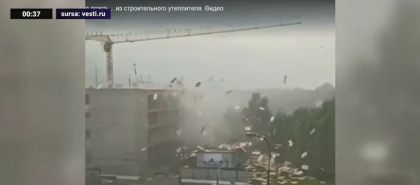 O furtuna extrem de puternica a lovit Moscova: macara doborata, metroul inundat - VIDEO O furtuna extrem de puternica a lovit Moscova: macara doborata, metroul inundat - VIDEO