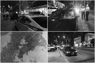 Un pieton - lovit de un automobil in timp ce traversa strada neregulamentar. Victima - in stare grava la spital - FOTO
