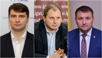 Alexandru Grumeza de la PACE, Stefan Gligor de la Partidul Schimbarii si Nicolae Ciubuc de la PDM -  la dezbaterile electorale “Te votezi la PRO TV"