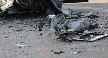 Accident grav la Rezina. Un sofer care conducea fara permis a iesit pe contrasens si s-a lovit puternic de un alt automobil