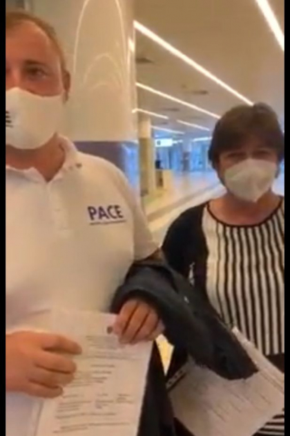 ULTIMA ORA. Gheorghe Cavcaliuc, retinut pe aeroportul din Moscova: "Ceva nu e in regula in comportamentul politiei de frontiera" - VIDEO