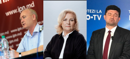 Anatolie Prohnitchi  de la Pаrtidul Politic Partidul Verde Ecologist, Lisac Nadejda de la Partidul Legii si Dreptatii si Iurie Muntean de la Partidul Actiunii Comune – Congresul Civic - la dezbaterile electorale “Te votezi la PRO TV"