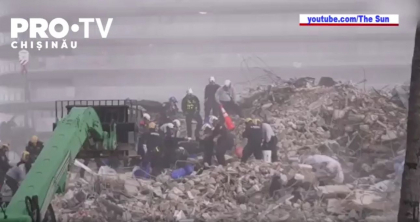 Creste numarul mortilor si scad sansele de a gasi supravietuitori dupa 12 zile de la prabusirea blocului din Miami Creste numarul mortilor si scad sansele de a gasi supravietuitori dupa 12 zile de la prabusirea blocului din Miami