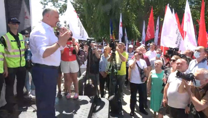Dodon ameninta cu proteste masive, dupa alegerile parlamentare: "La prima noastra chemare, ne-am urcat toti in automobile si vom veni la protest"