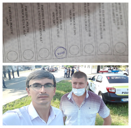Desi este interzis, un vicepresedinte de raion, membru PPDA, si-a fotografiat buletinul dupa ce a votat si l-a publicat pe internet: "Nu comentez" - GALERIE FOTO