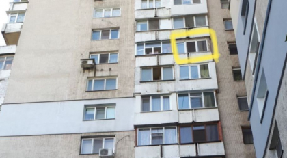 Imagini cu impact emotional. Momentul in care o pisica cade de la etajul zece al unui bloc de locuit din capitala. Martor: "a fost aruncata" - VIDEO/FOTO