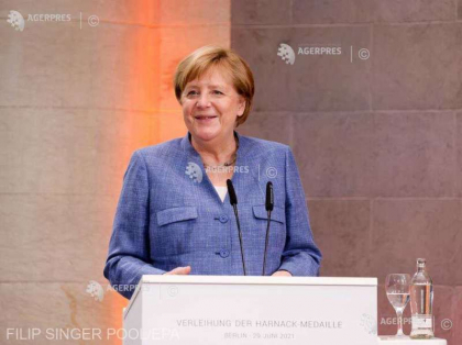 Cancelarul german Angela Merkel felicita Italia pentru castigarea Euro 2020 Cancelarul german Angela Merkel felicita Italia pentru castigarea Euro 2020