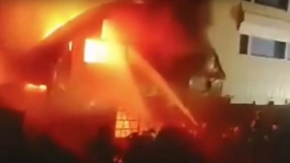 Incendiu puternic la un spital COVID din Irak. Cel putin 36 de persoane au pierit in flacari