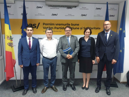 Membrii PAS s-au intalnit cu ambasadorul Uniunii Europene la Chisinau. Despre ce au discutat Membrii PAS s-au intalnit cu ambasadorul Uniunii Europene la Chisinau. Despre ce au discutat