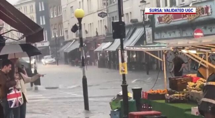 O ploaie torentiala a provocat inundatii de proportii la Londra. Mai multe statii de metrou au fost inchise O ploaie torentiala a provocat inundatii de proportii la Londra. Mai multe statii de metrou au fost inchise