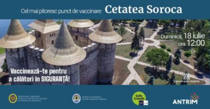 La Cetatea Sorocii, vizitatorii se vor putea vaccina impotriva COVID-19. Vezi de ce ai nevoie pentru a te imuniza La Cetatea Sorocii, vizitatorii se vor putea vaccina impotriva COVID-19. Vezi de ce ai nevoie pentru a te imuniza