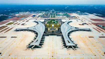 Cum arata cel mai nou mega-aeroport din China. E de 1,5 ori mai mare decat Vatican - FOTO