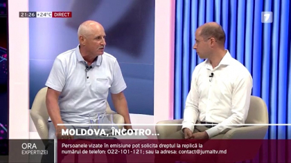 BATAIE IN DIRECT. Sergiu Tofilat l-a batut pe Ghenadie Cosovan la o emisiune TV. Iata momentul - VIDEO