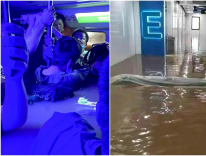 12 oameni au murit inecati intr-un metrou inundat din China. Provincia Henan e sub apa, dupa 3 zile de ploi torentiale - FOTO/VIDEO
