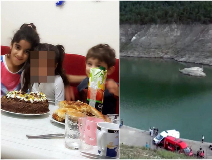 Baietel de 3 ani inecat pe fundul unui lac, tinand-o de mana pe sora lui de 9 ani care sarise sa-l salveze - FOTO
