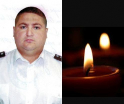 Zi de doliu pentru politia din Moldova. Un politist de 30 de ani a murit, in urma unui accident vascular cerebral - FOTO