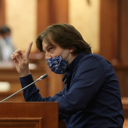 Dumitru Alaiba - reactie la discursul lui Vladimir Voronin, precum ca el este ultimul presedinte legitim al RM: „Este primul presedinte neales de popor ci de o gasca din Parlament”