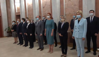 Membrii Guvernului condus de Natalia Gavrilita au depus juramantul Membrii Guvernului condus de Natalia Gavrilita au depus juramantul