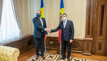 Presedintele Parlamentului, Igor Grosu, a avut o intrevedere cu ambasadorul Romaniei la Chisinau, Daniel Ionita. Despre ce au discutat
