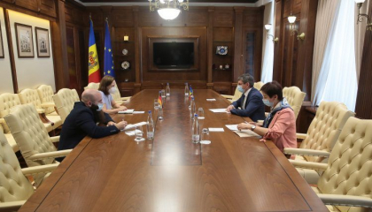 Presedintele Parlamentului, Igor Grosu, a avut o intrevedere cu ambasadorul Germaniei in Moldova. Despre ce au discutat - FOTO/VIDEO
