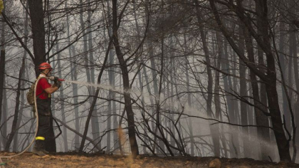 Un nou incendiu a izbucnit in apropiere de Atena, la mai putin de o saptamana dupa ce pompierii au anuntat ca au situatia sub control Un nou incendiu a izbucnit in apropiere de Atena, la mai putin de o saptamana dupa ce pompierii au anuntat ca au situatia sub control