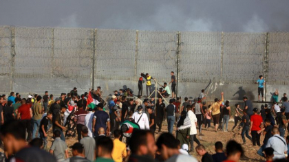 Nou conflict sangeros in Gaza dupa un protest al palestinienilor la granita fortificata. Un copil de 13 ani a fost impuscat in cap